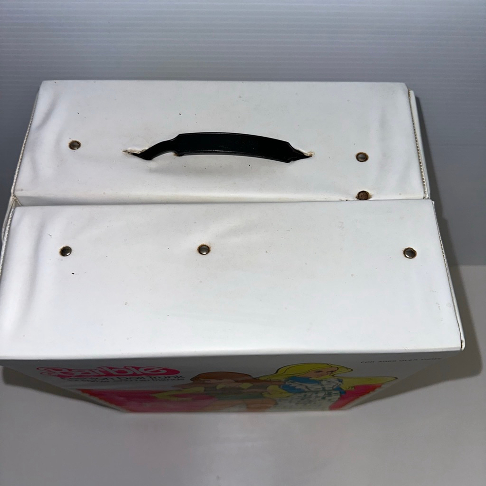 Barbie 1975 Vintage Doll Case Trunk Clothes Doll Storage Case Bag Rare! Mattel - Picture 4 of 16